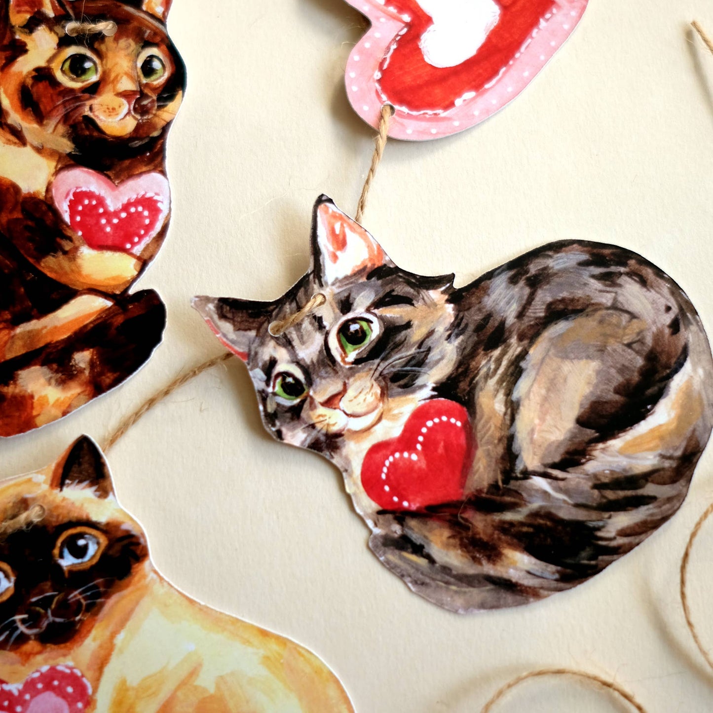 Cats Paper Garland | DIY Garland Kit