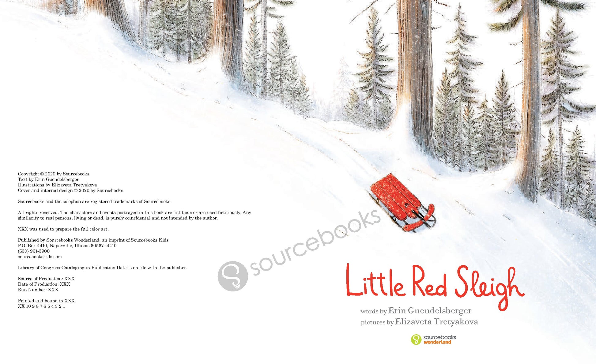 Little Red Sleigh | Hardcover
