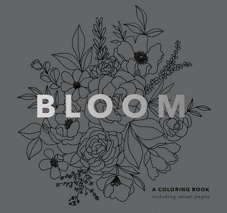 Bloom (Mini): Pocket-Sized 5-Minute Floral Coloring Book for Teens and Adults | Paperback