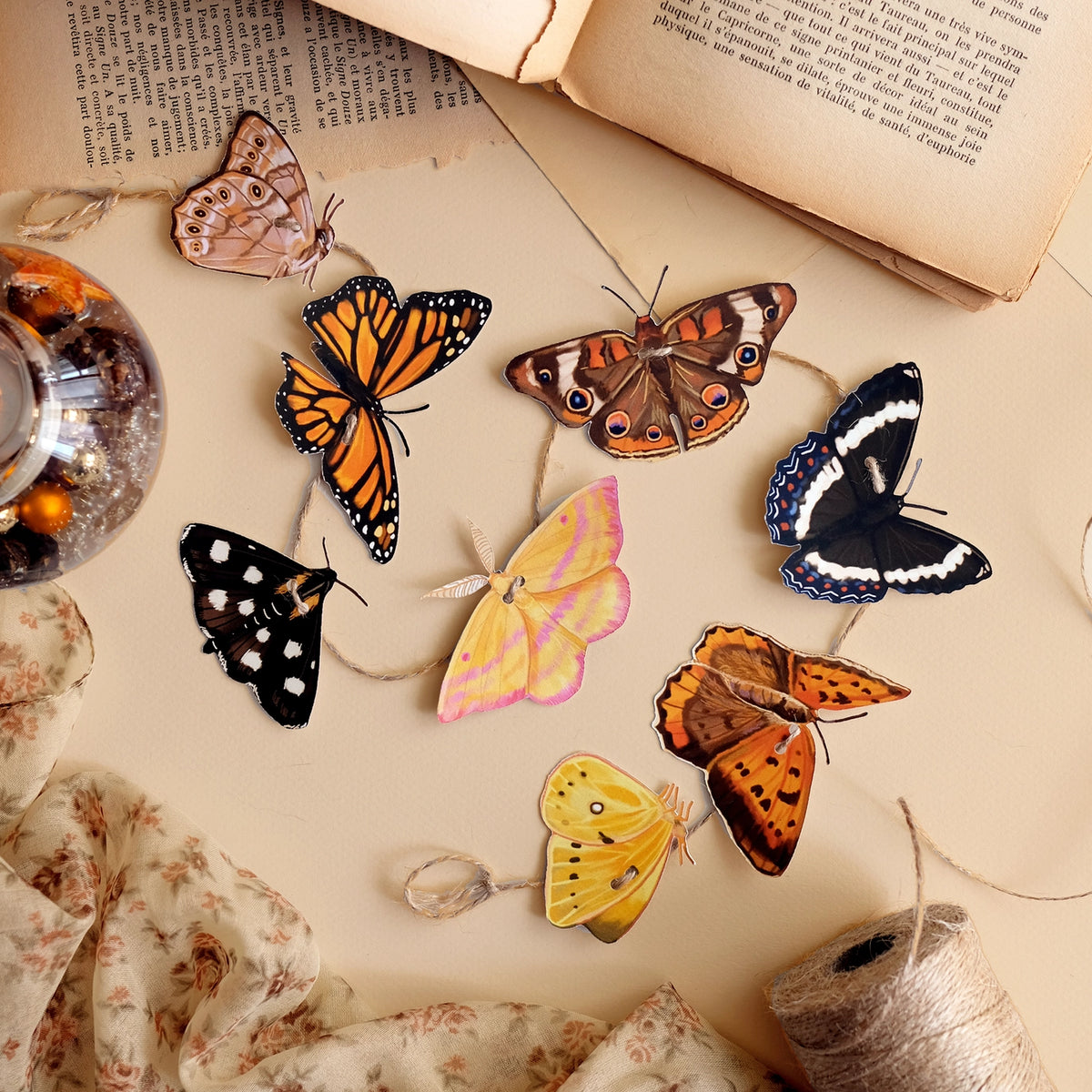 Butterfly Paper Garland | DIY Garland Kit