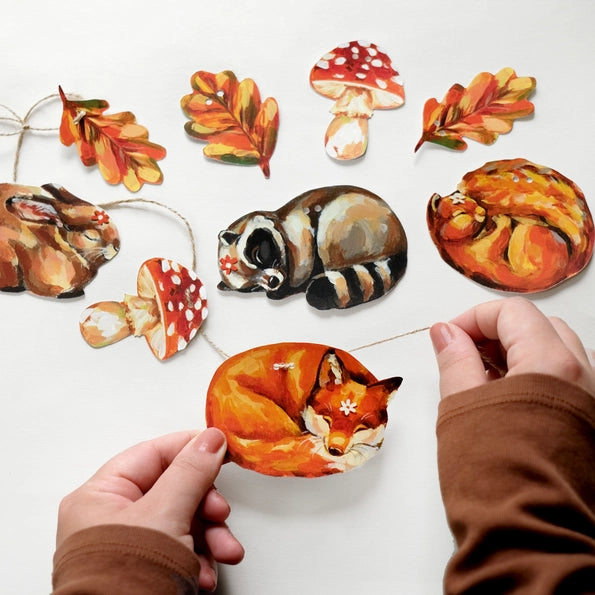 Woodland Animals Garland | DIY Garland Kit