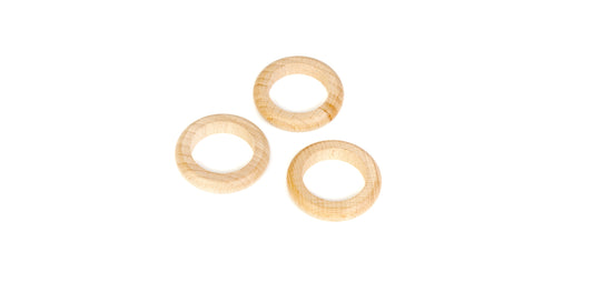 Grapat Wood Natural Rings 3 pcs