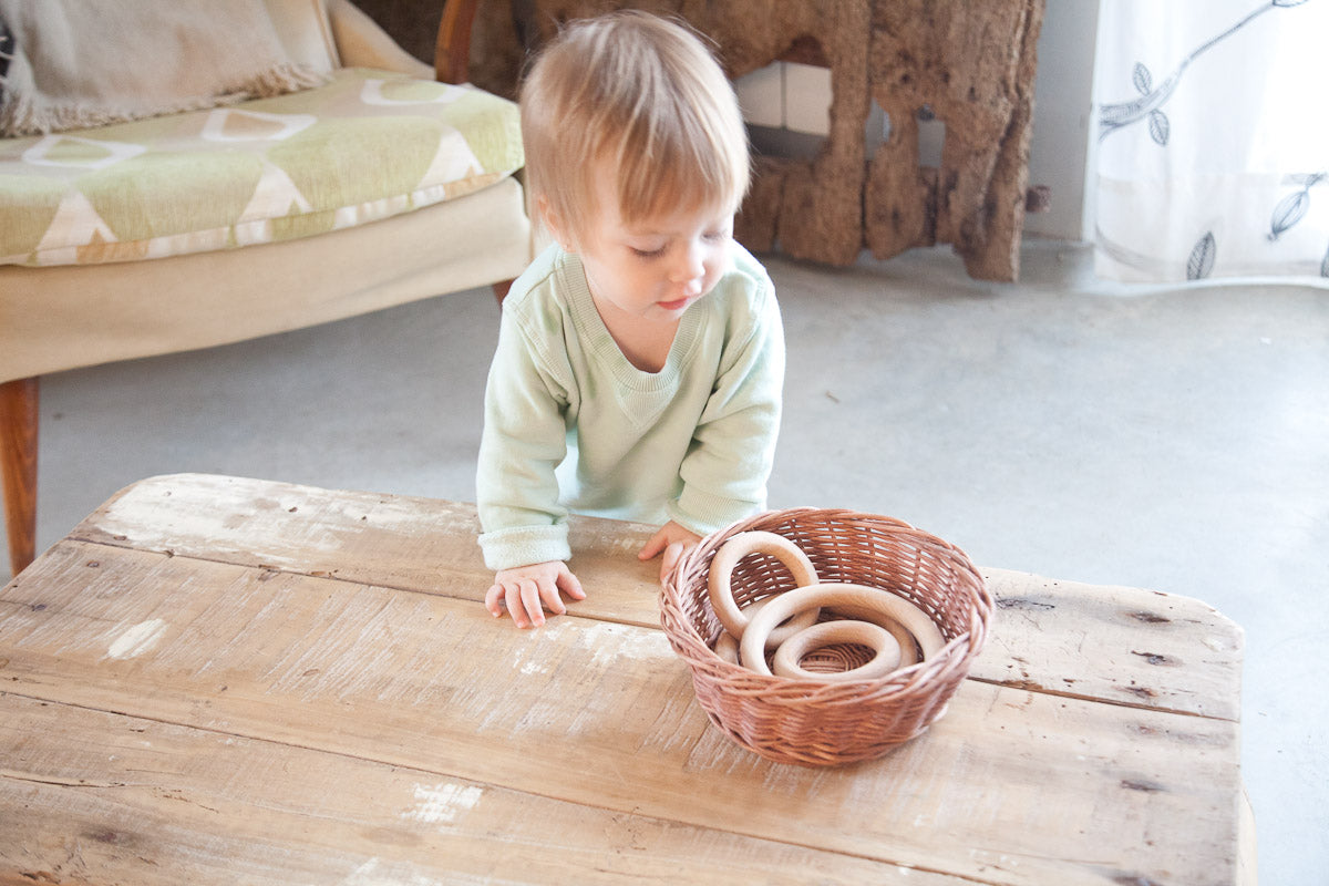 Grapat Wood Natural Hoops 13 cm