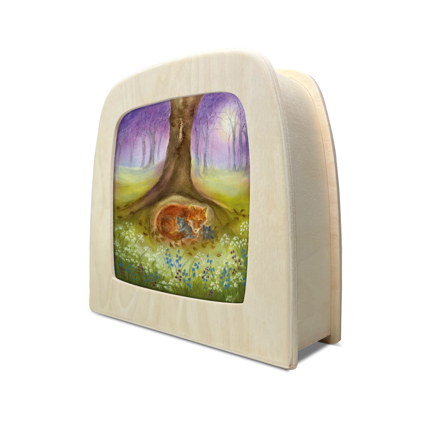 Toverlux | Baukje Exler - Little Fox Family Silhouette