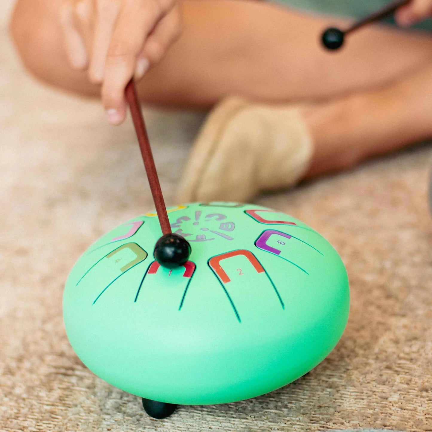 6" Tambu 8 Tones TEAL PEAL