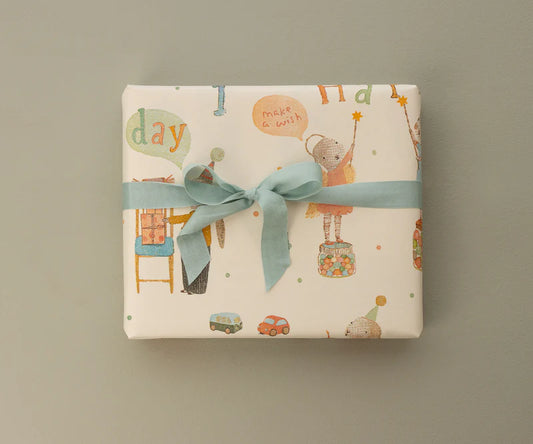 *PRESALE* Maileg Gift wrap, 10 m - Happy Day