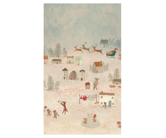*PRESALE* Maileg Gift wrap, 10 m - Santa is coming