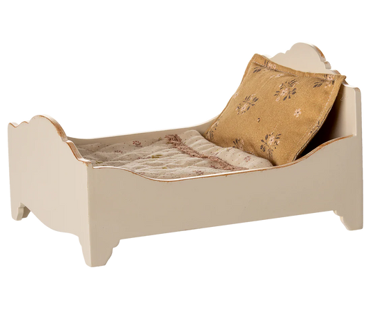 *PRESALE* Maileg Bed, Mouse - Off white