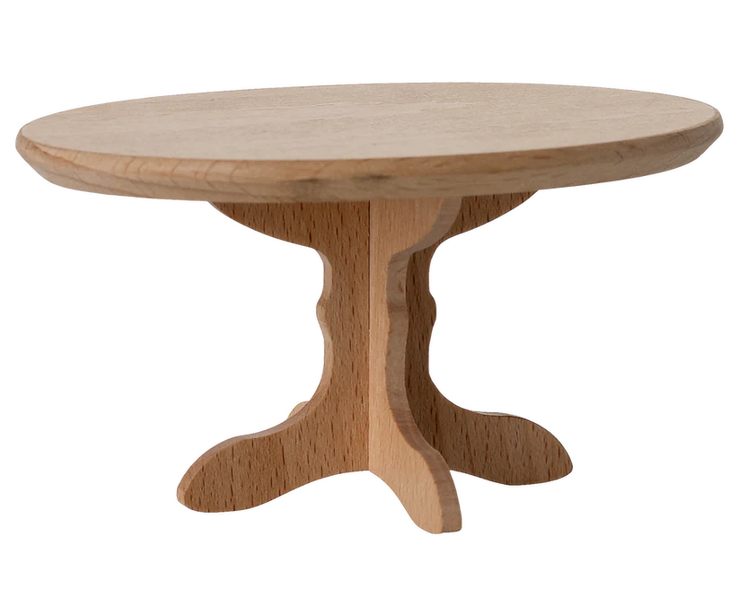 *PRESALE* Maileg Oval dining table, Mouse - Nature