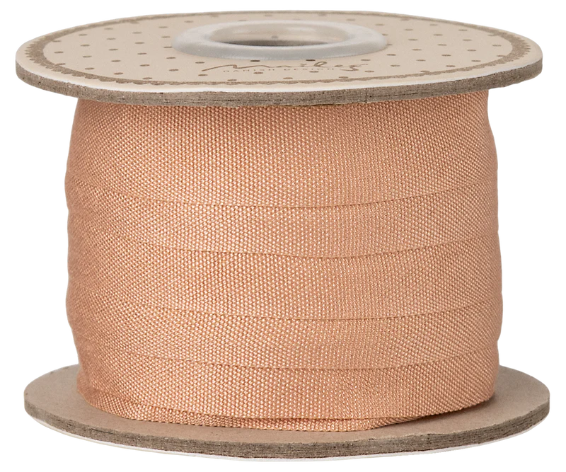 *PRESALE* Maileg Ribbon, W: 13 mm x L: 10 m - Peach rose
