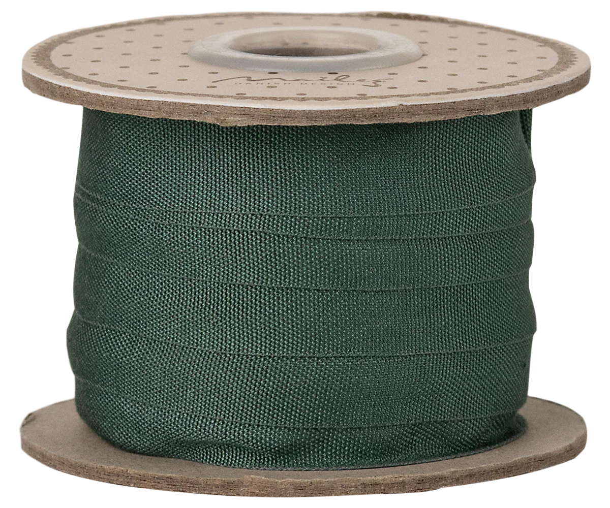 Maileg Ribbon, W: 13 mm x L: 10 m - Petrol