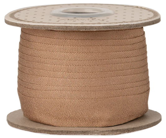 *PRESALE* Maileg Ribbon, W: 13 mm x L: 10 m - Soft brown
