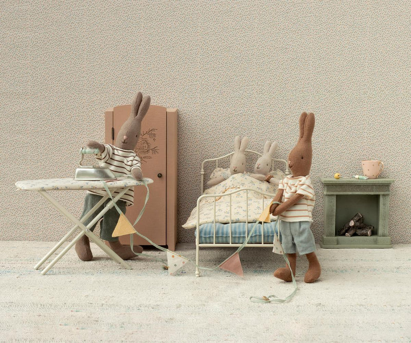 *SPECIAL ORDER* Maileg Bed, Miniature - Blue (Teddy/Rabbit Size)