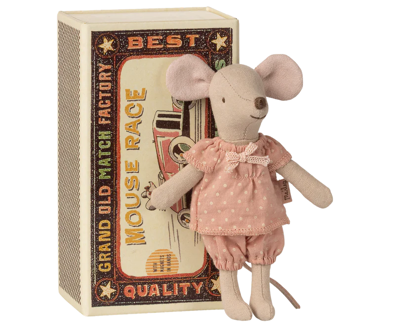 Maileg Big sister mouse in matchbox