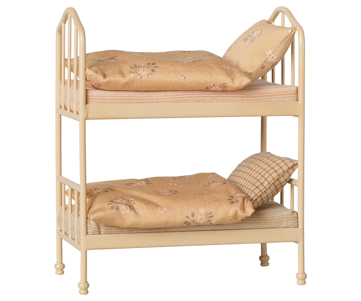 Maileg Bunk bed, Mouse - Wheat