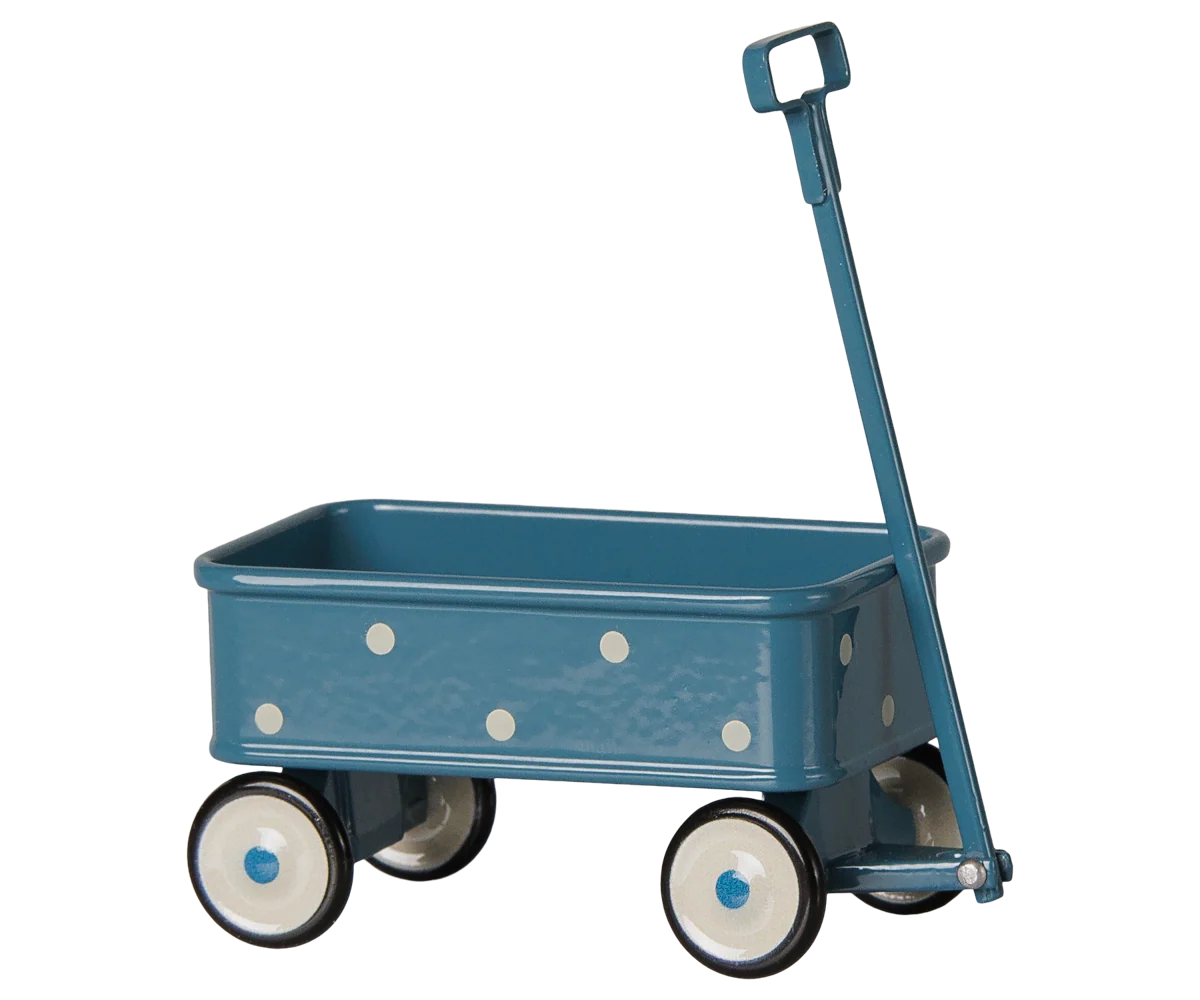 Maileg Blue Wagon (Mouse)