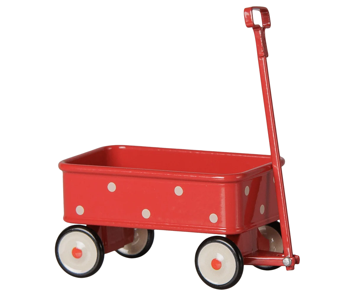 Maileg Red Wagon (Mouse)