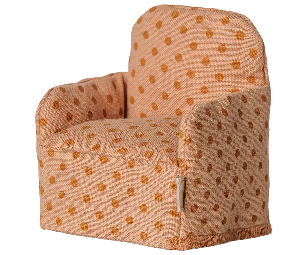Maileg Folding Chair, Dots (Mouse)