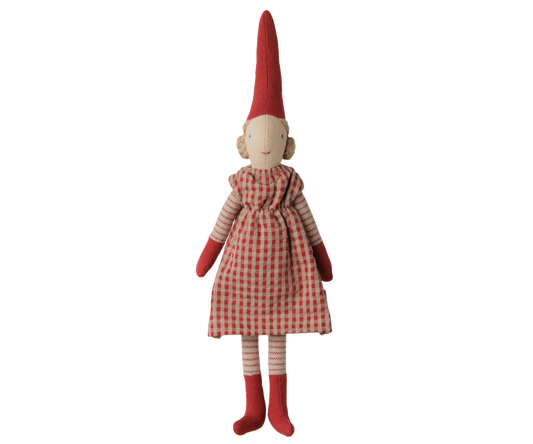 Maileg Pixy, Size 1 - Girl - Red dress