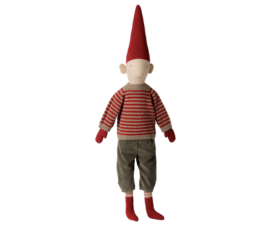 Maileg Pixy, Size 5 - Boy - Striped knitted sweater