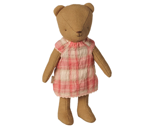 Maileg Dress, Teddy Junior - Coral