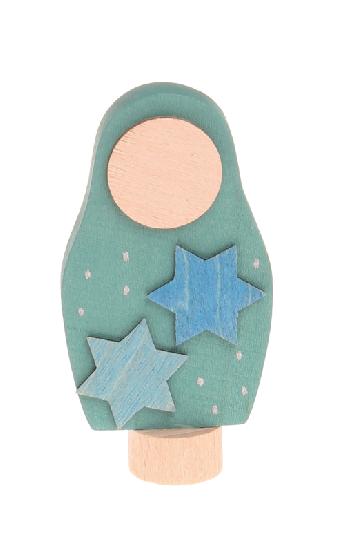 Grimm's Deco Matryoshka, Blue Stars