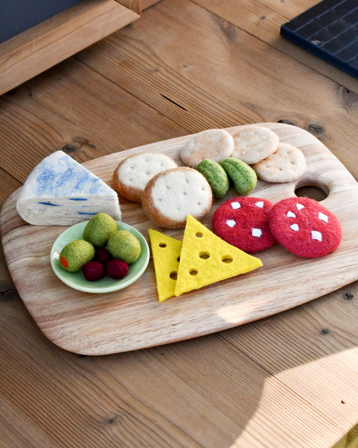 Felt Charcuterie Cheese Platter Play Food Set