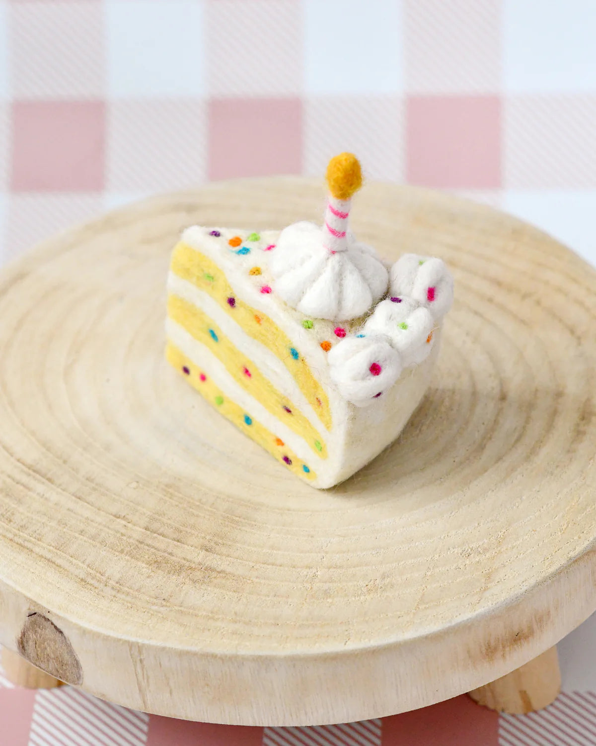 Felt Confetti Cake Slice