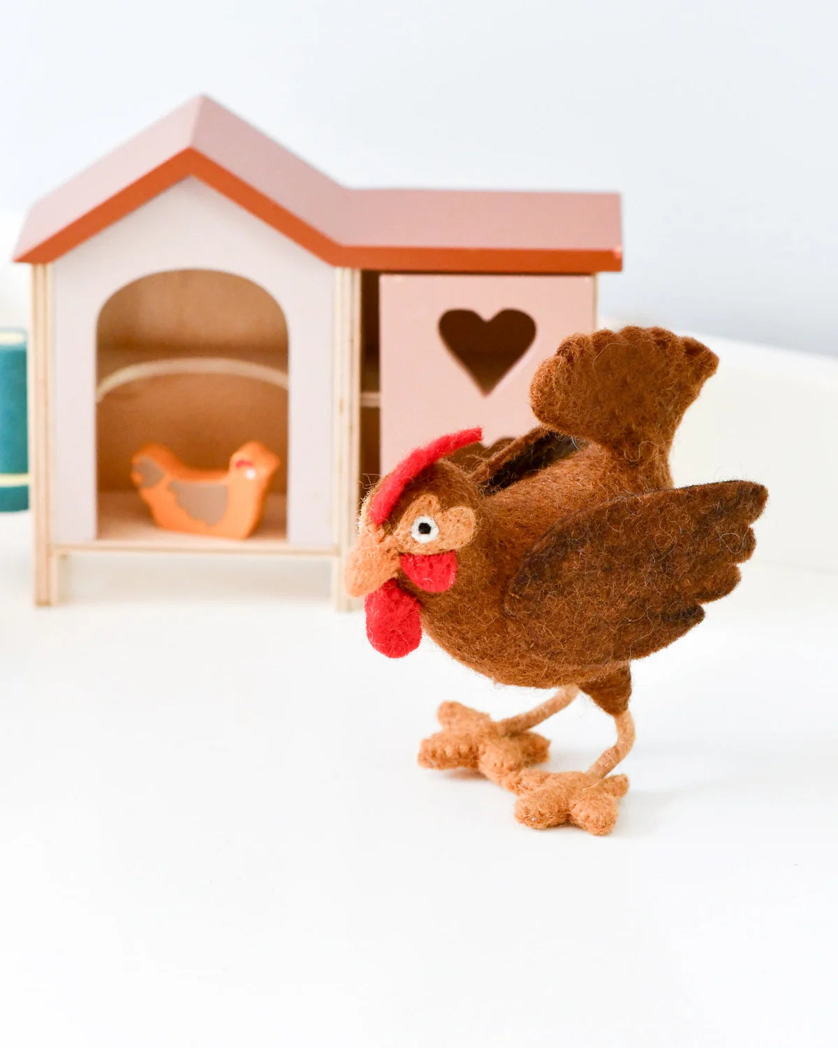 Tara Treasures Felt Hen Toy