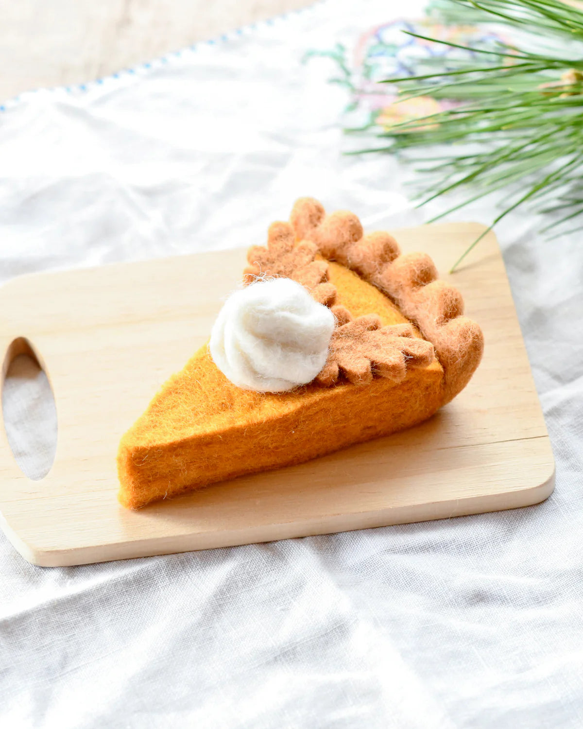 Felt Pumpkin Pie Slice