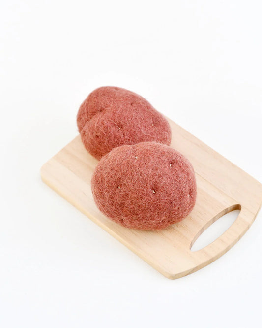 Felt Red Potatoes (Set of 2)