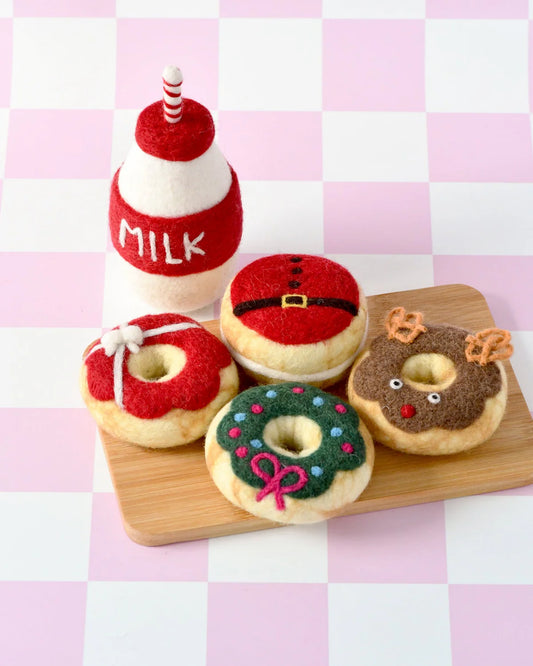 *PRESALE* Felt Santa's Milk and Christmas Donuts