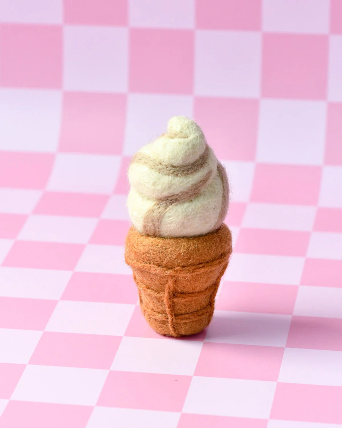 Tara Treasures Felt Vanilla Soft Serve Ice Cream