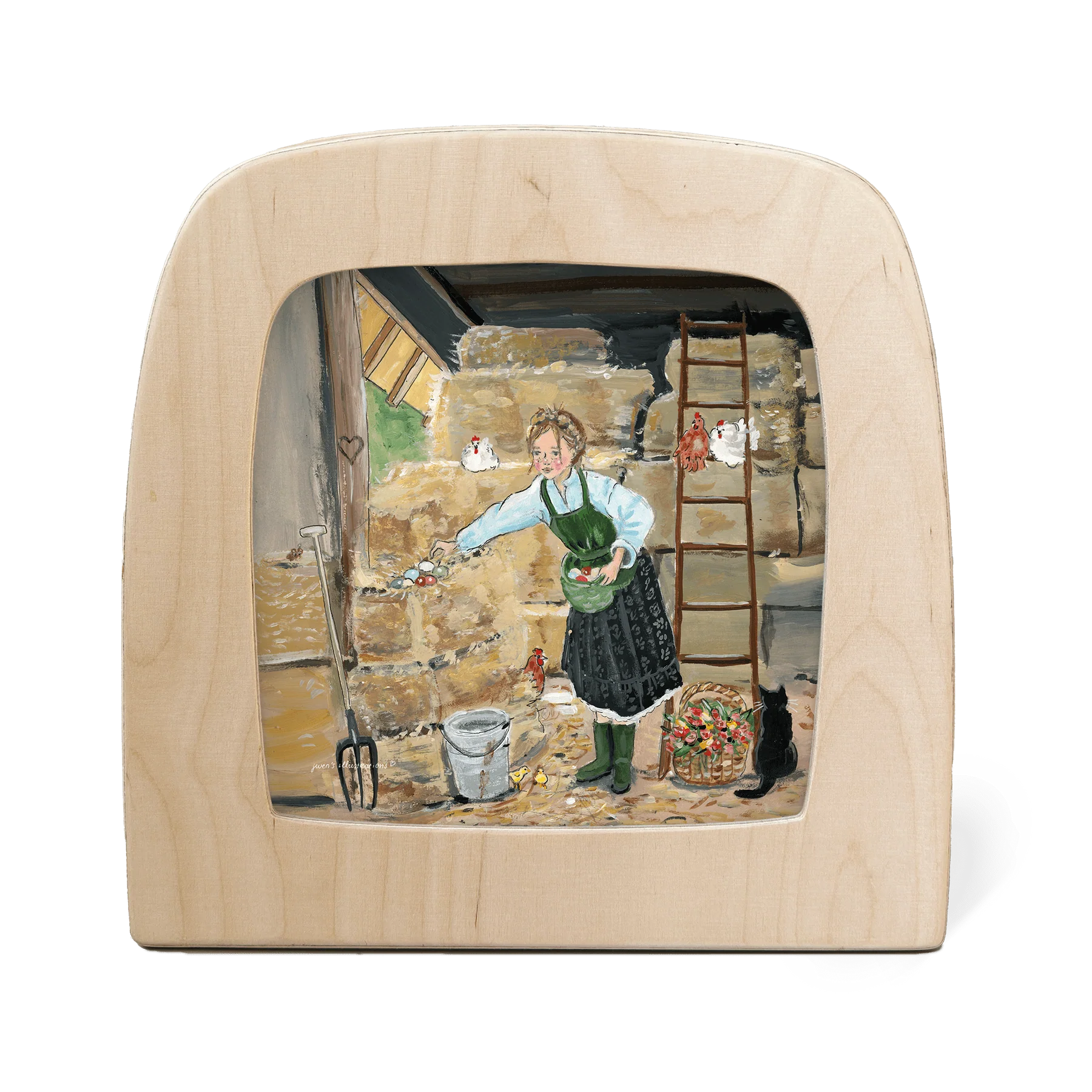 Toverlux | Gwen's Illustrations - Barn Life Silhouette