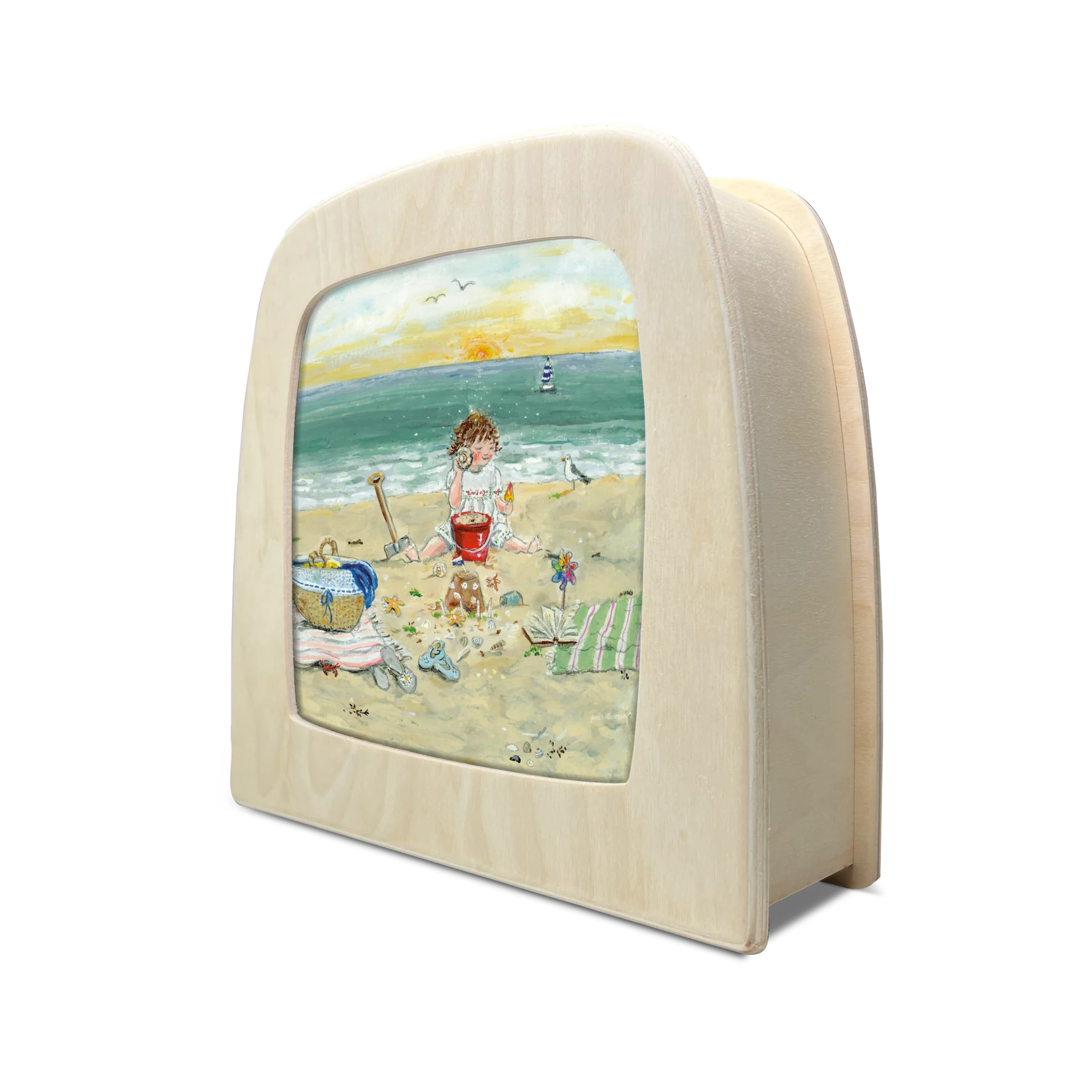 Toverlux | Gwen's Illustrations - I hear the Sea Silhouette