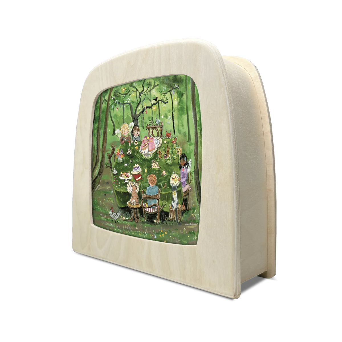 Toverlux | Gwen's Illustrations - Forest Tea Party Silhouette
