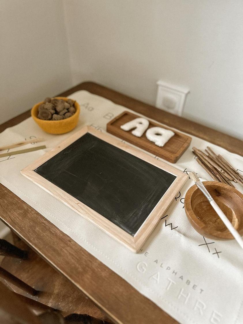 Mini Blackboard with Wooden Frame