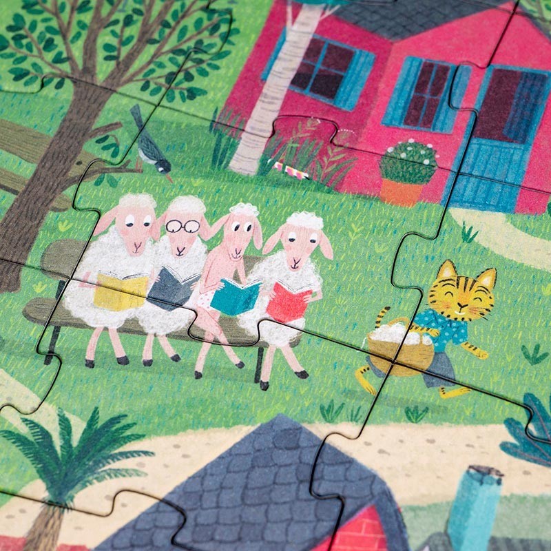 The Mysterious Case of the Birthday Cake Puzzle & Detective Game by Londji