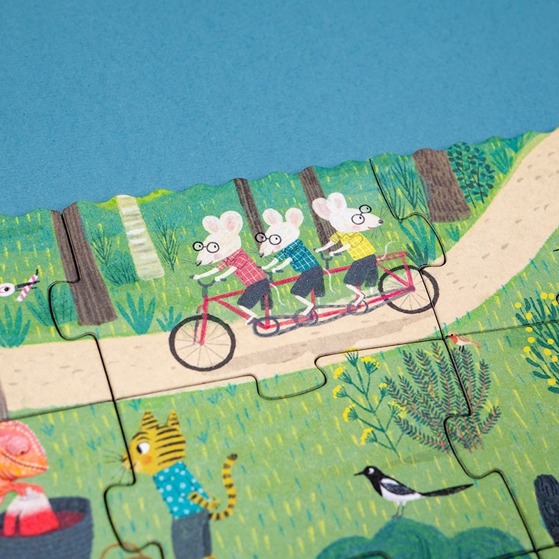 The Mysterious Case of the Birthday Cake Puzzle & Detective Game by Londji