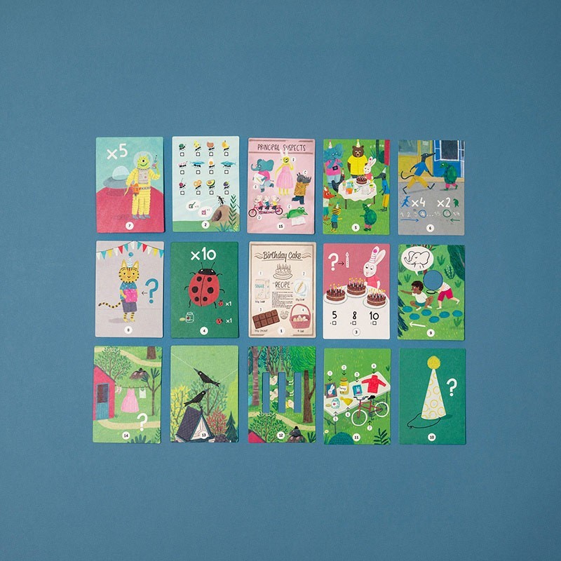 The Mysterious Case of the Birthday Cake Puzzle & Detective Game by Londji