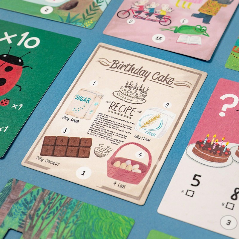 The Mysterious Case of the Birthday Cake Puzzle & Detective Game by Londji