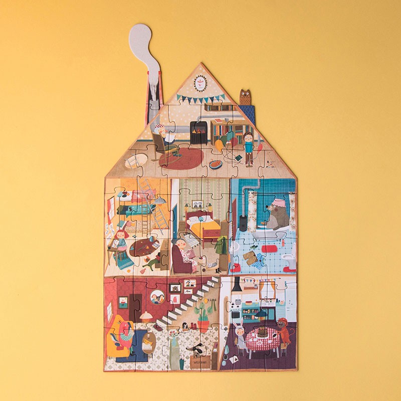 Londji Welcome to My Home Reversible Puzzle