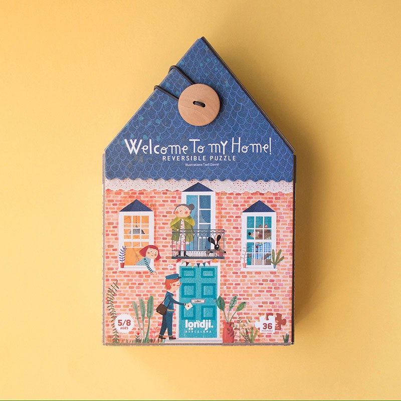 Londji Welcome to My Home Reversible Puzzle