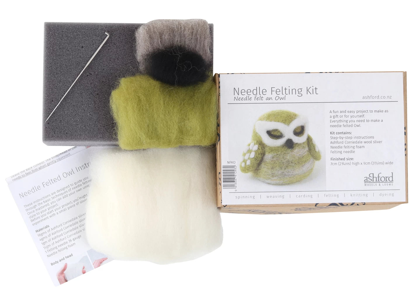 Needle Felting Kit: Owl