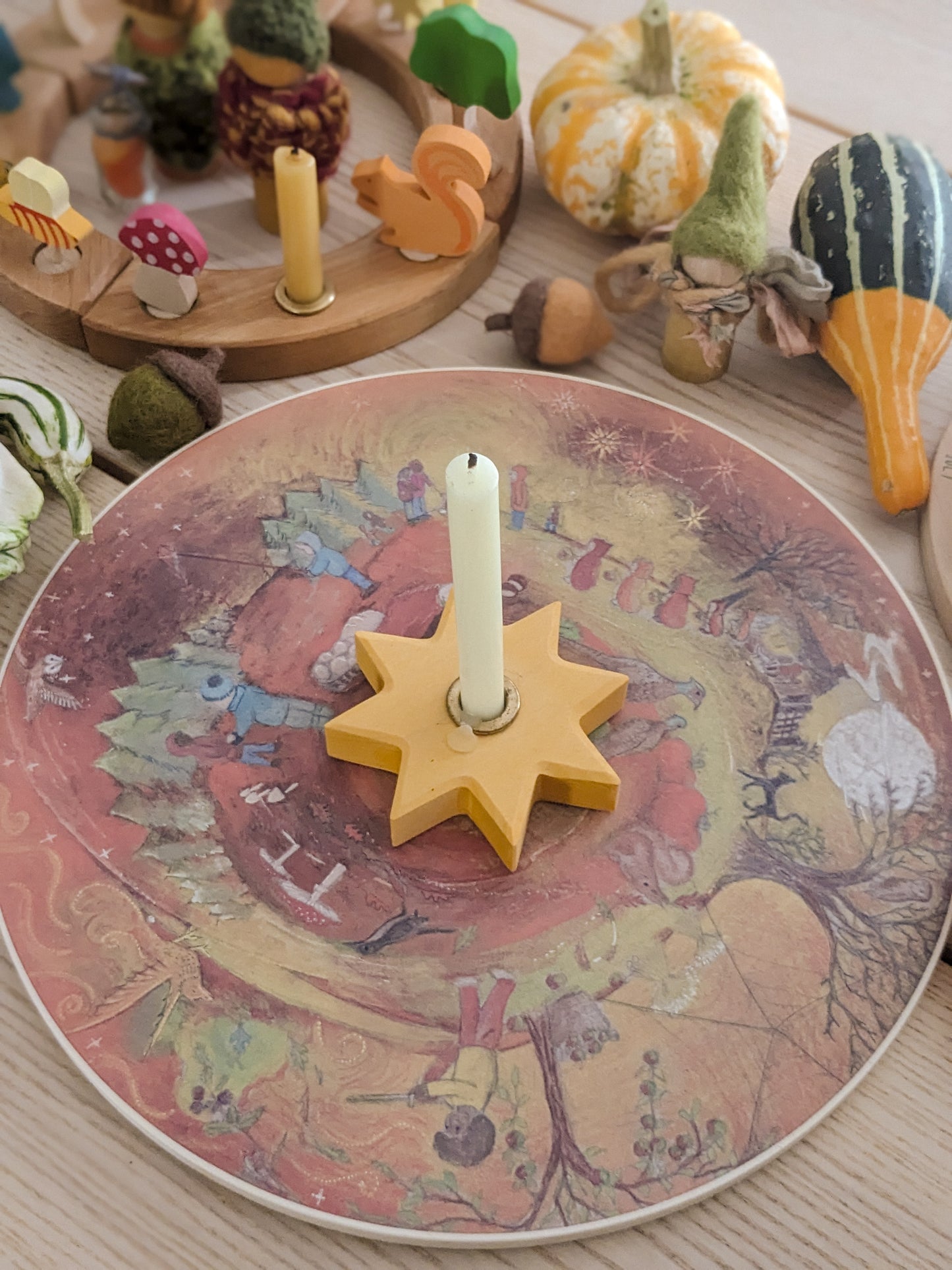 Wilded Family Waldorf inspired Wild Autumn Wheel