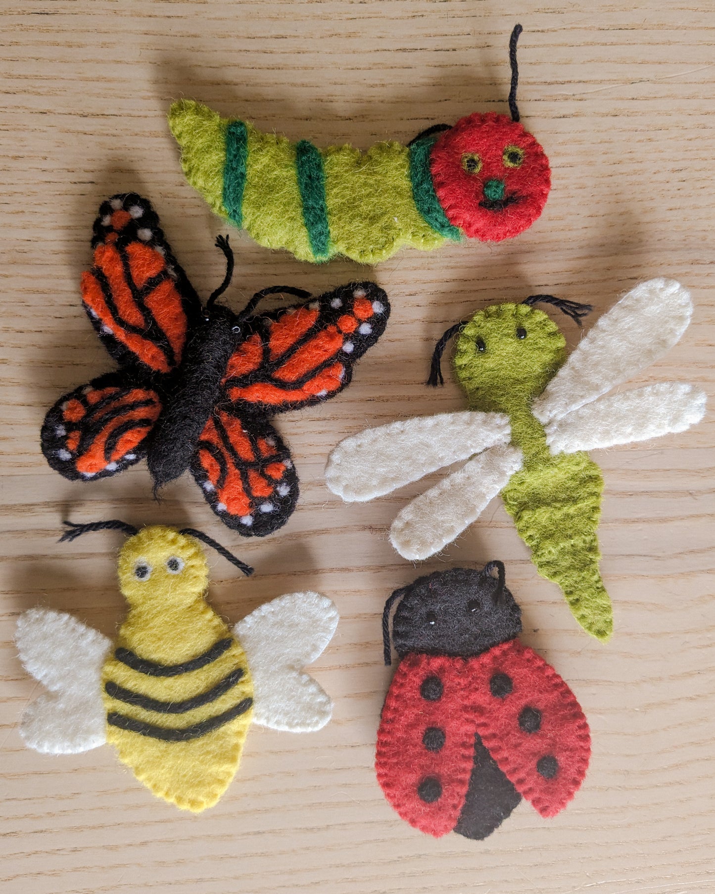 Tara Treasures Felt Finger Puppets (pick and choose)  |   Bugs