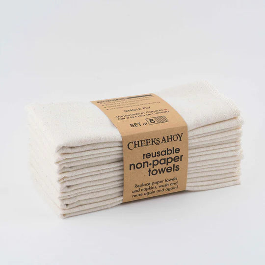 Reusable Non-Paper Towels • Single-Ply