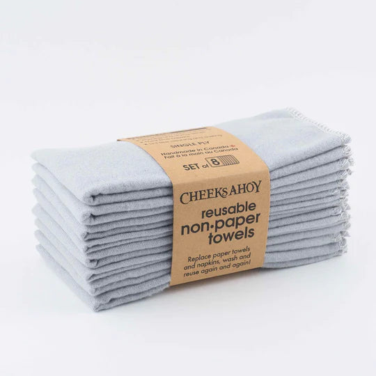 Reusable Non-Paper Towels • Single-Ply