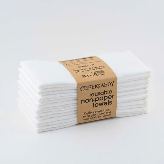 Reusable Non-Paper Towels • Single-Ply