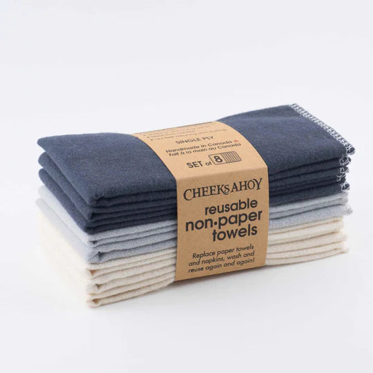 Reusable Non-Paper Towels • Single-Ply